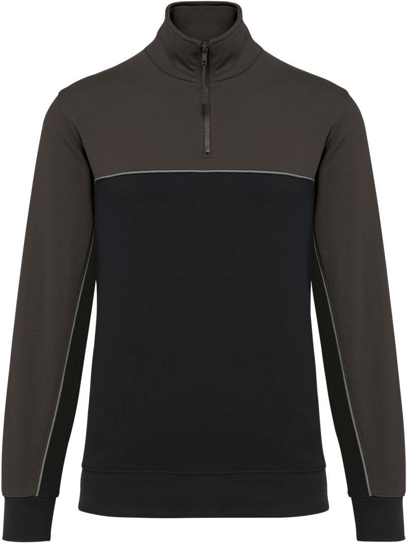WK Workwear Sweater mit 1/4 Zip WK 404 bedrucken
