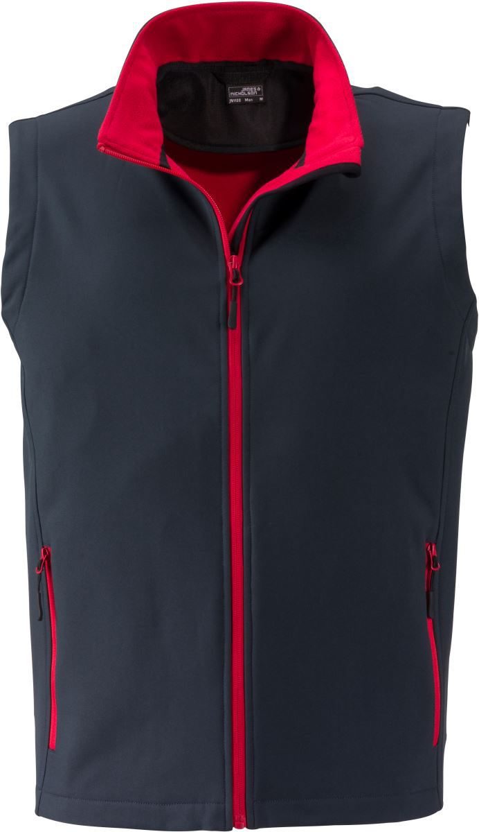 Daiber Herren 2-Lagen Promo Softshell Gilet JN 1128 bedrucken
