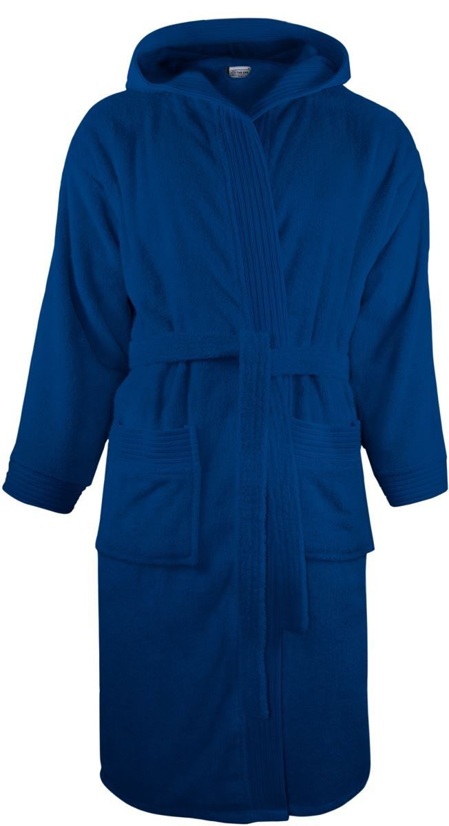 The One Towelling Kapuzen Bademantel Bathrobe hooded bedrucken