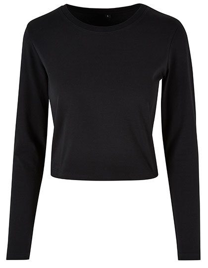 Build Your Brand Ladies Short Longsleeve Tee BY261 bedrucken