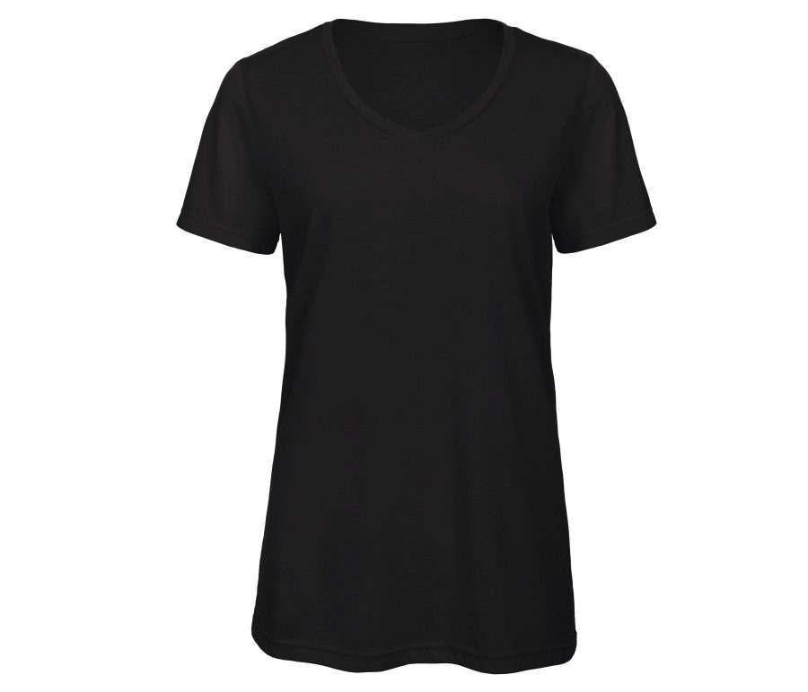 B&C BE INSPIRED Women´s V-Neck Triblend T-Shirt TW058 bedrucken
