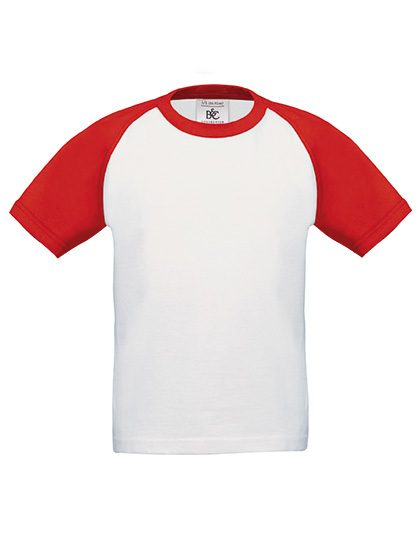B&C BE INSPIRED Kids´ T-Shirt Base-Ball TK350 bedrucken