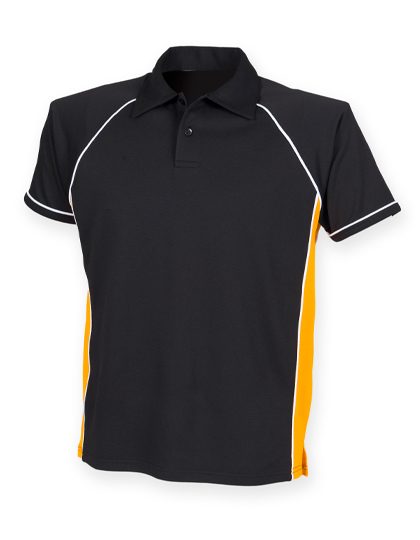 Finden+Hales Men´s Piped Performance Polo LV370 bedrucken