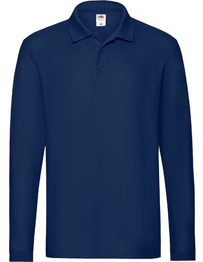Fruit of the Loom Premium Long Sleeve Polo 63-310-0 bedrucken