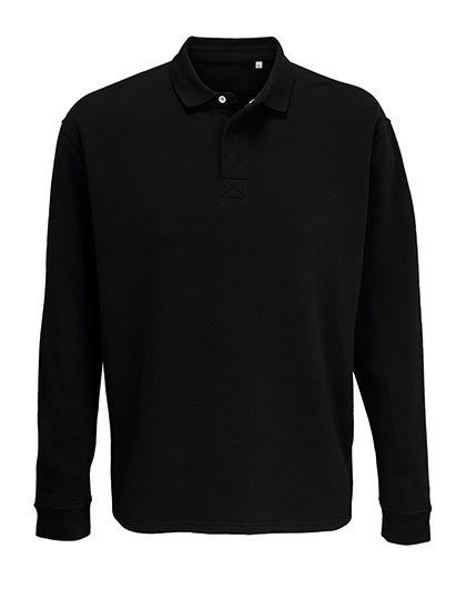 SOL´S Unisex Polo Collar Sweatshirt Heritage 03990 bedrucken