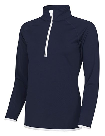 Just Cool Women´s Cool 1/2 Zip Sweat JC036 bedrucken