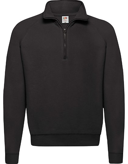 Fruit of the Loom Classic Zip Neck Sweat 62-114-0 bedrucken