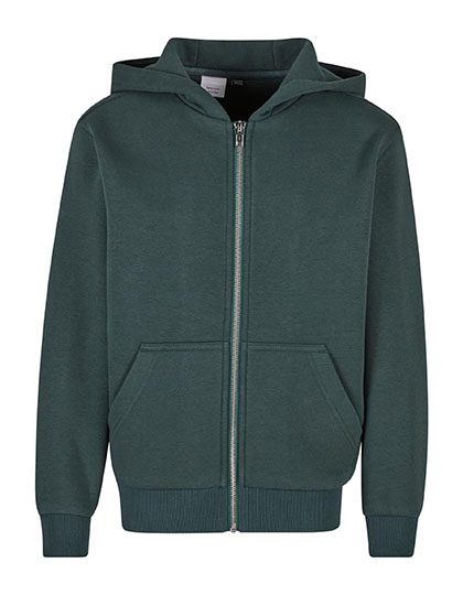 Build Your Brand Kids Fluffy Zip Hoody BY316 bedrucken