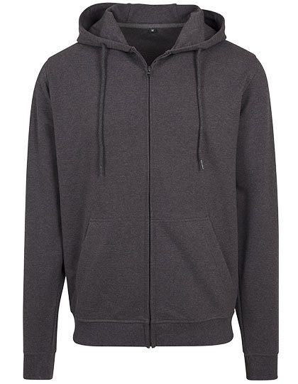 Build Your Brand Terry Zip Hoody BY082 bedrucken