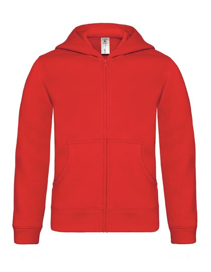 B&C BE INSPIRED Kids´ Hooded Full Zip Sweat WK682 bedrucken