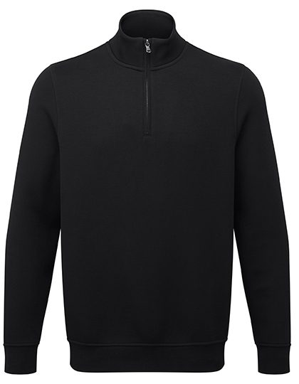 Asquith & Fox Men´s Quarter Zip Premium Sweatshirt AQ035 bedrucken