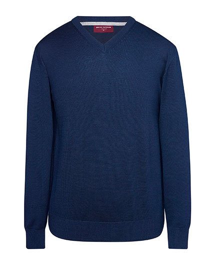 Brook Taverner Men´s V-Neck Jumper Boston 7818 bedrucken