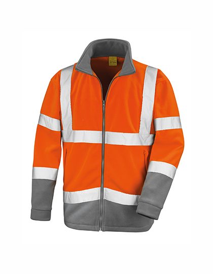 Result SafeGuard Safety Microfleece Jacket R329X bedrucken