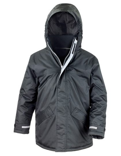 Result Core Youth Channel Parka R207Y bedrucken