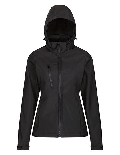 Regatta Professional Women´s Venturer 3-Layer Printable Hooded Softshell Jacket TRA702 bedrucken