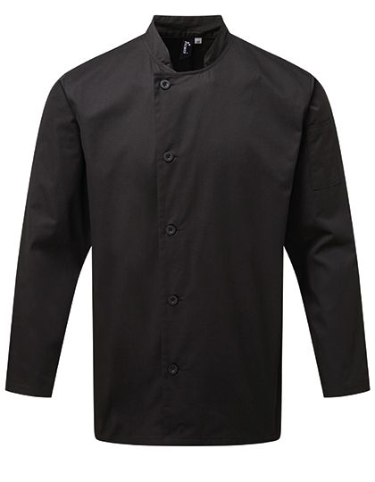 Premier Workwear Essential Long Sleeve Chef´s Jacket PR901 bedrucken