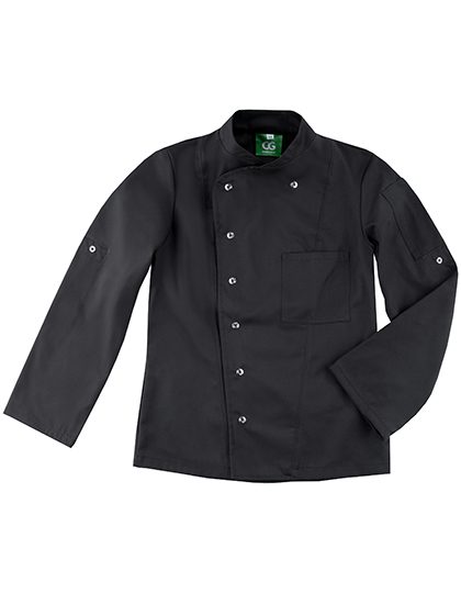 CG Workwear Ladies´ Chef Jacket Turin GreeNature 03105-44 bedrucken