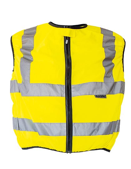 Korntex Hi-Vis Biker Safety Vest Schleiz KXMOTOG bedrucken