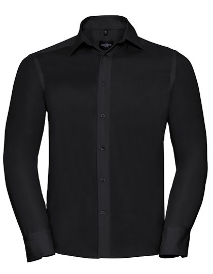Russell Athletic Collection Men's Long Sleeve Tailored Ultimate Non-Iron Shirt R-958M-0 bedrucken