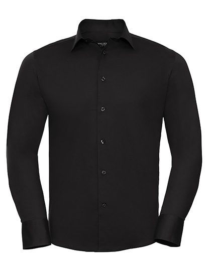 Russell Athletic Collection Men's Long Sleeve Fitted Stretch Shirt R-946M-0 bedrucken