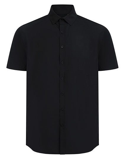 Henbury Men´s Short Sleeved ´Cotton Feel´ Coolplus® Shirt H588 bedrucken