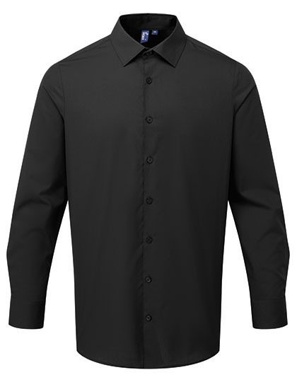 Premier Workwear Men’s Long Sleeve ‘Recyclight’ Poplin Shirt PR203 bedrucken