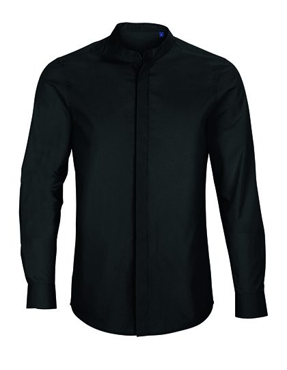 NEOBLU Men´s Mao Collar Shirt Bart 03792 bedrucken