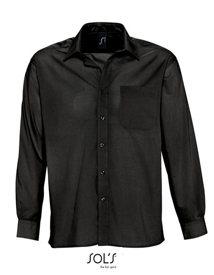SOL´S Popeline-Shirt Baltimore Long Sleeve 16040 bedrucken