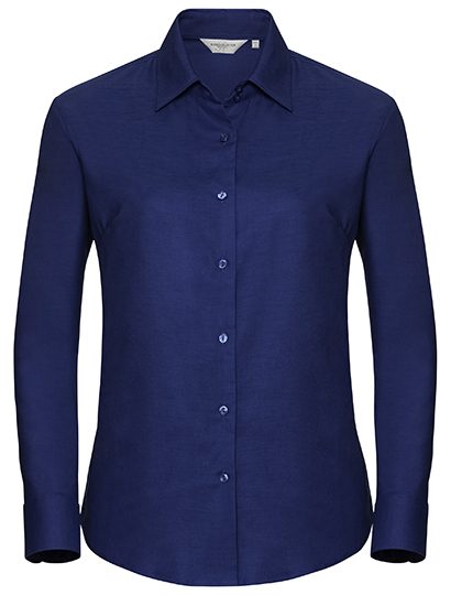 Russell Athletic Collection Ladies' Long Sleeve Tailored Oxford Shirt R-932F-0 bedrucken