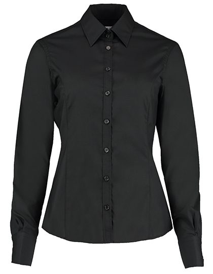Kustom Kit Women´s Tailored Fit Business Shirt Long Sleeve KK743F bedrucken