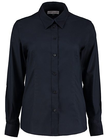 Kustom Kit Women´s Tailored Fit Workwear Oxford Shirt Long Sleeve KK361 bedrucken
