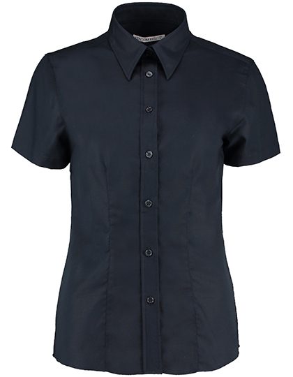 Kustom Kit Women´s Tailored Fit Workwear Oxford Shirt Short Sleeve KK360 bedrucken