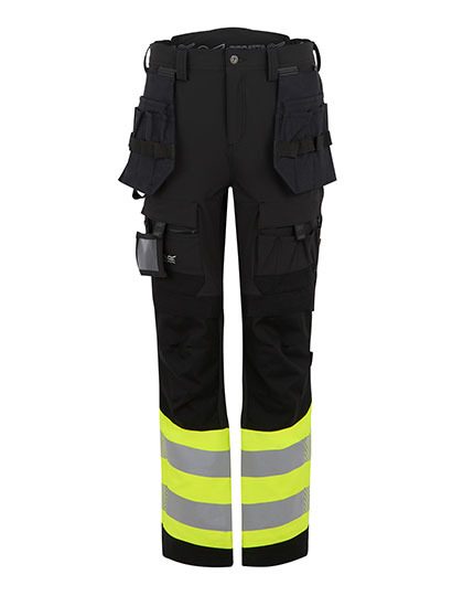 Regatta High Visibility Hi-Vis X-Pro Stretch Holster Trouser (Class 1) TRJ480 bedrucken