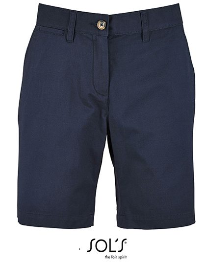 SOL´S Women´s Chino Bermuda Shorts Jasper 02762 bedrucken