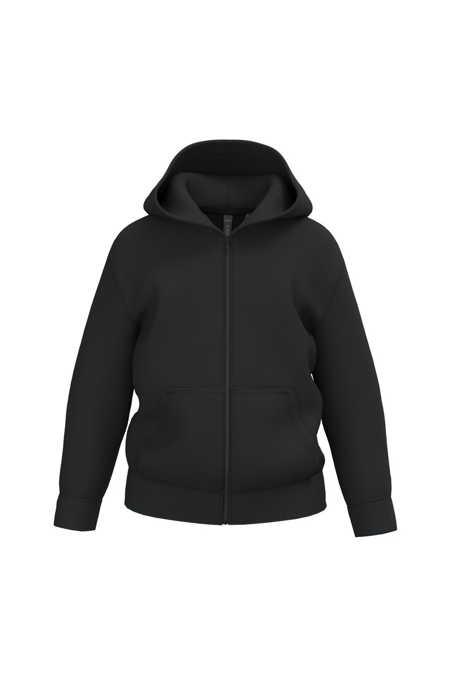 Kariban Recyceltes Kinder-Kapuzensweatshirt mit Reißverschluss K4045 bedrucken
