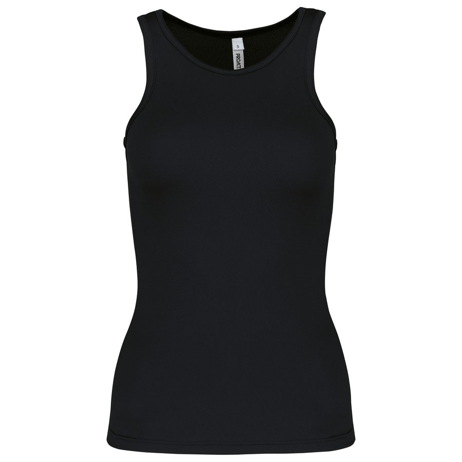 Proact Damen Basic Sport Funktionsshirt ärmellos PA442 bedrucken