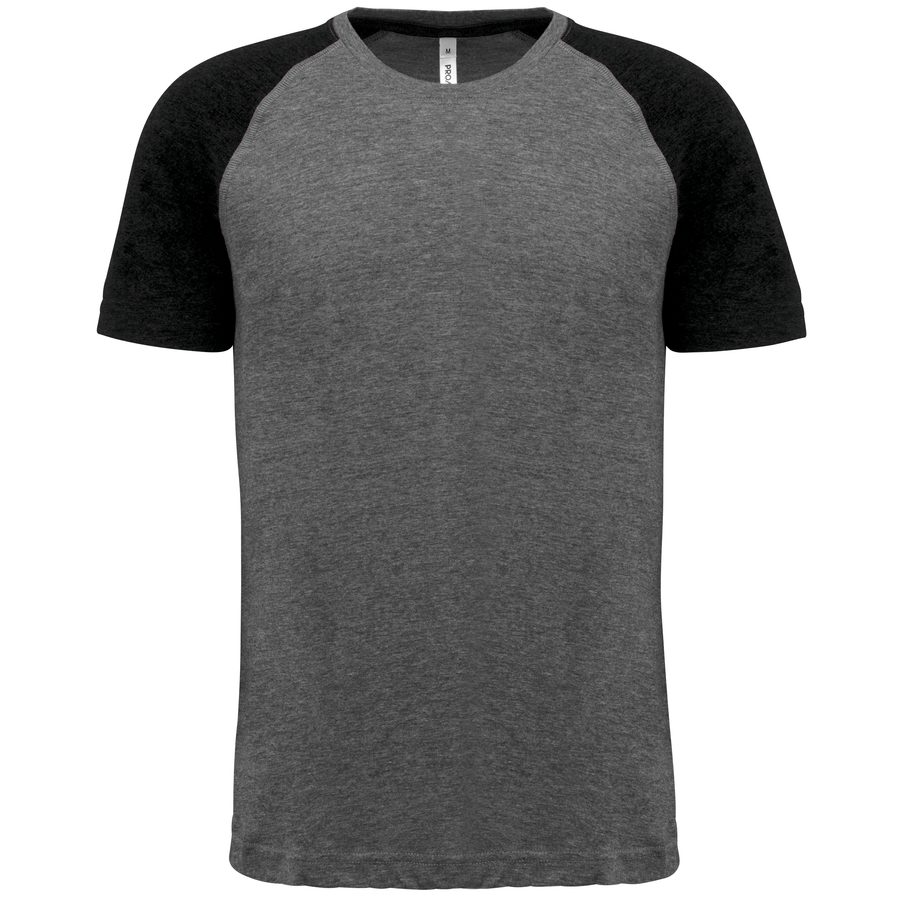 Proact Zweifarbiges Triblend Sport-T-Shirt mit kurzen Ärmeln für Erwachsene PA4010 bedrucken