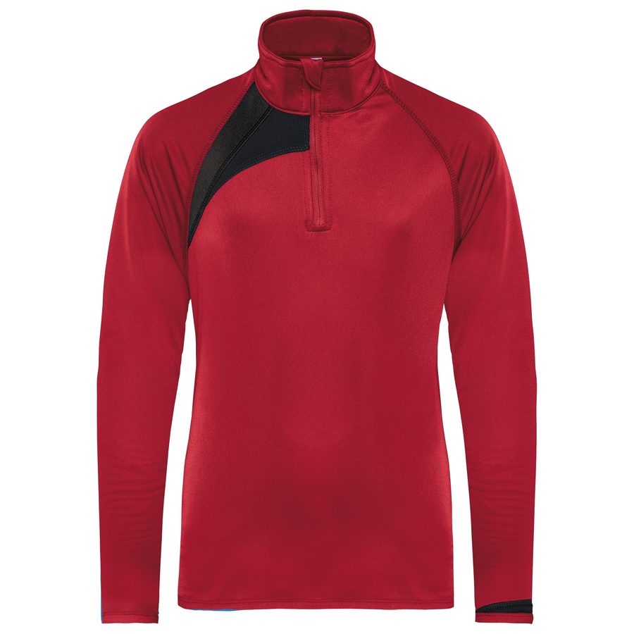 Proact Kinder Trainings-Sweatshirt mit 1/4 Reißverschluss PA329 bedrucken