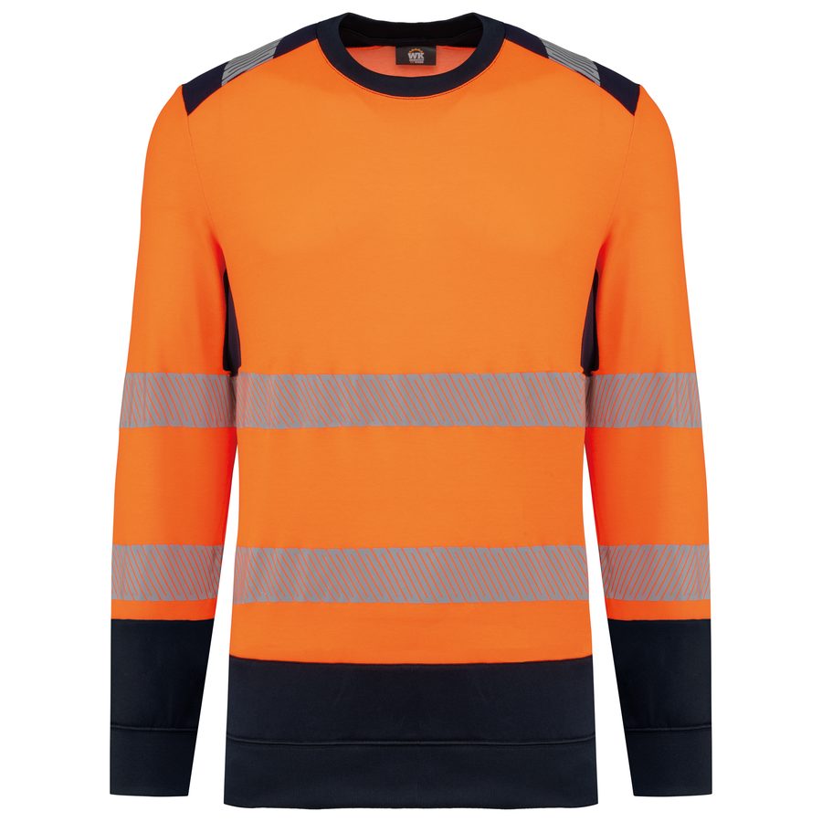 WK Recyceltes Sicherheitssweatshirt Rundhalsausschnitt WK420 bedrucken