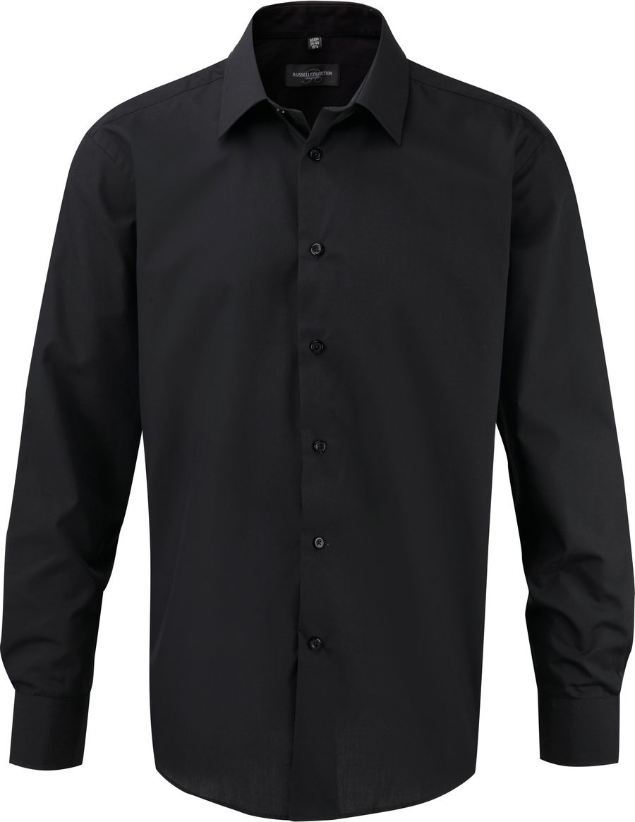Russell Men's Long Sleeve Ultimate Non-Iron Shirt R-956M-0 bedrucken
