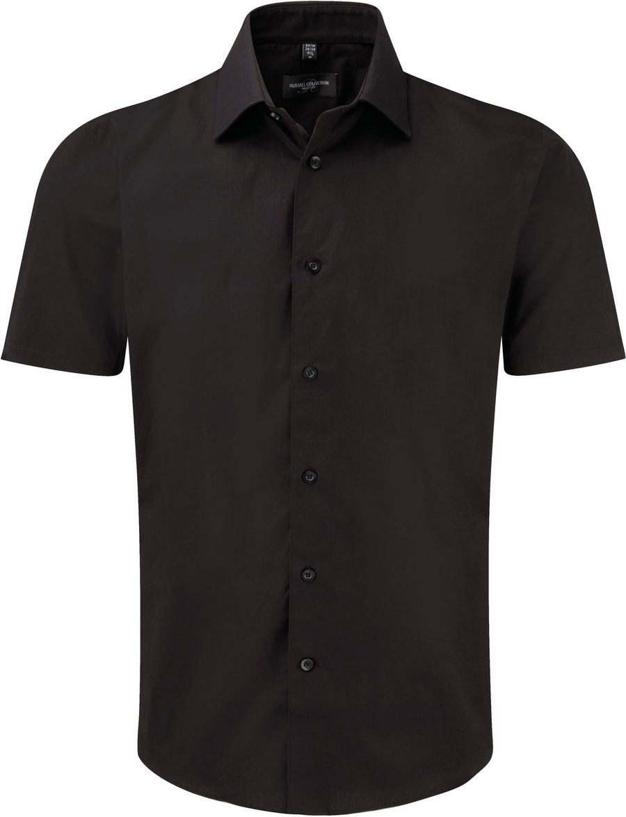 Russell Men's Short Sleeve Easy Care Fitted Shirt R-947M-0 bedrucken