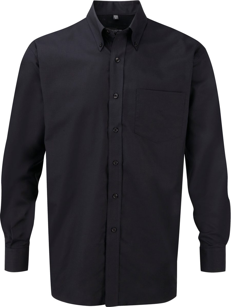 Russell Men's Long Sleeve Easy Care Oxford Shirt R-932M-0 bedrucken