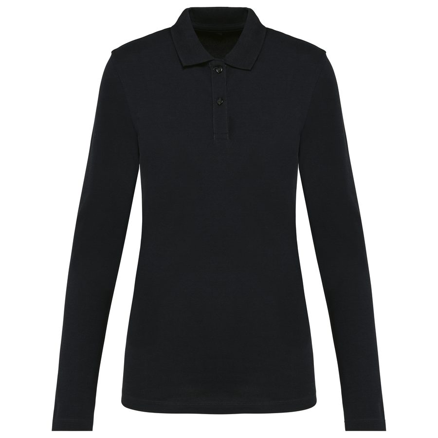 Kariban Premium Supima® Damen-Polohemd mit langen Ärmeln PK203 bedrucken
