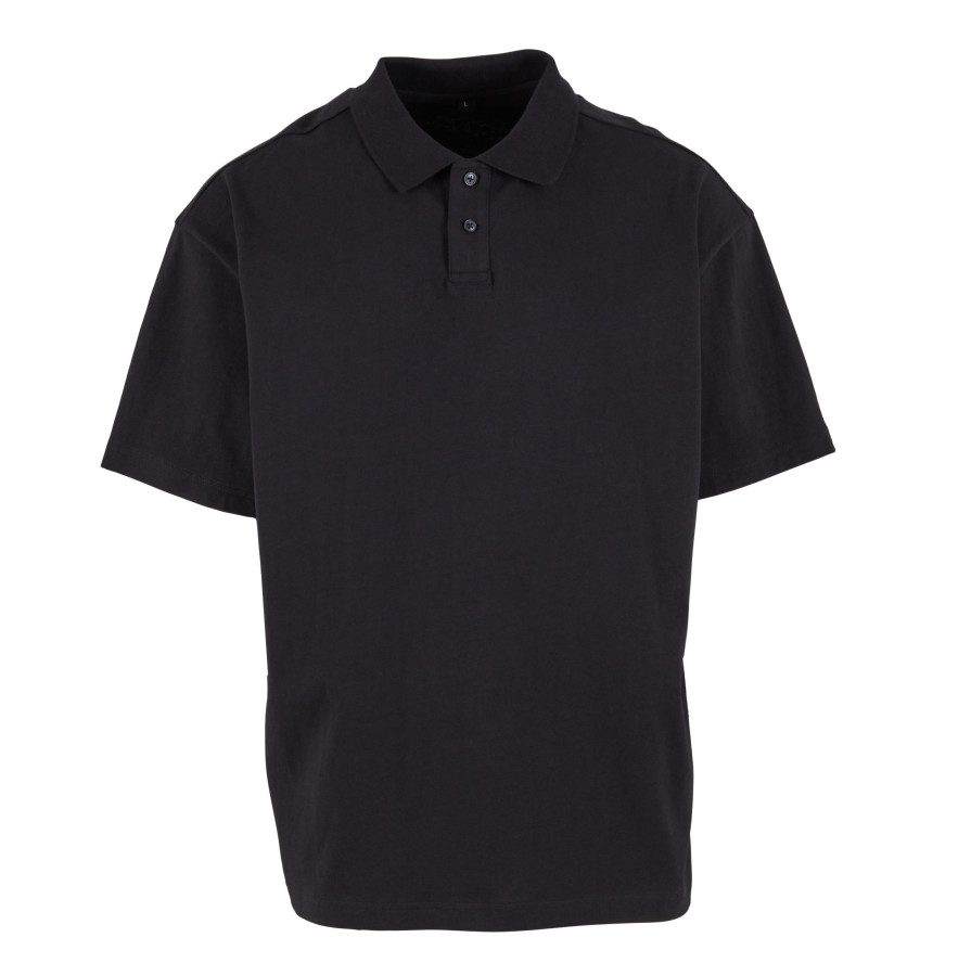 Build Your Brand Oversized Polo Shirt BY421 bedrucken