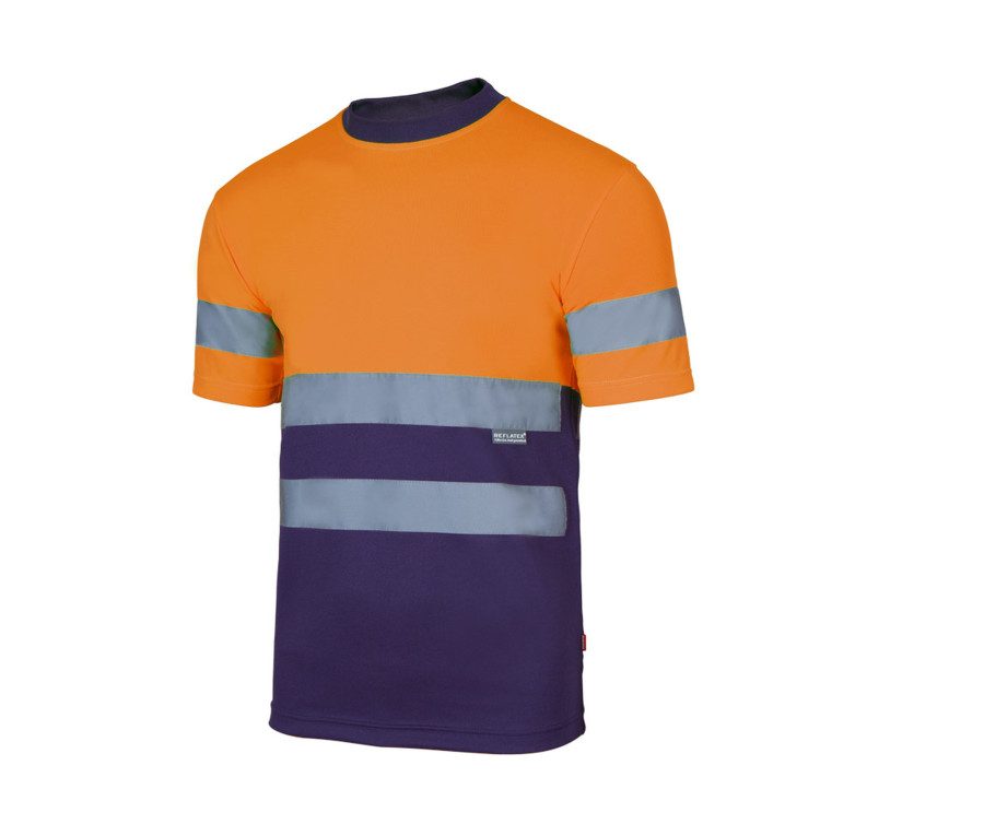 Velilla Two-Tone High Visibility Technical T-Shirt 305506 bedrucken