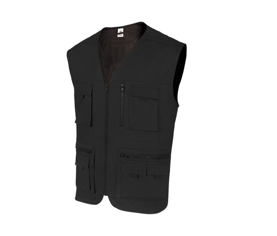Velilla Multi-Pocket Vest 105901 bedrucken