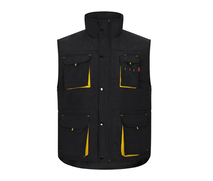 Velilla Two-Tone Multi-Pocket Padded Vest 205902 bedrucken