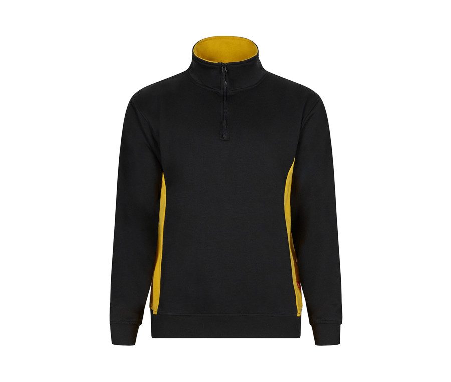 Velilla Two-Tone Half-Zip Sweatshirt 105704 bedrucken