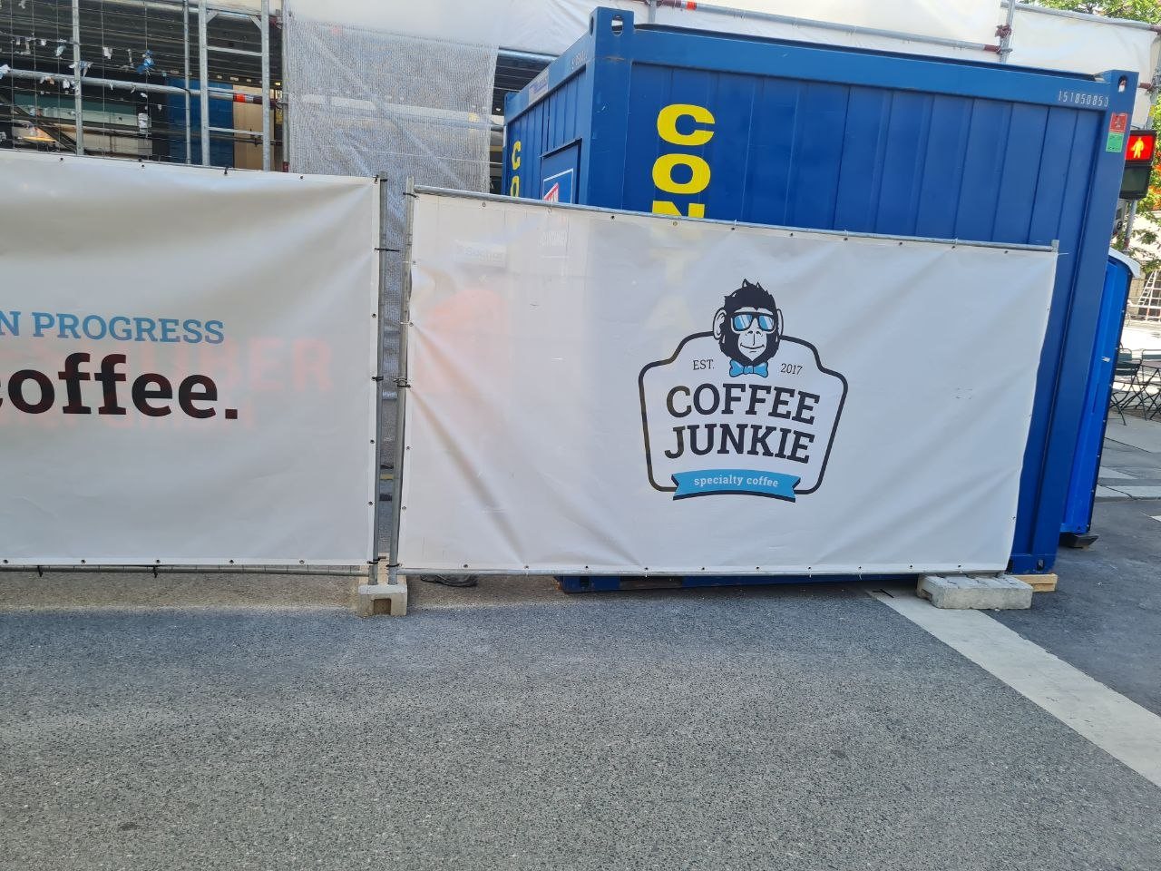 Bauzaunbanner bedruckt