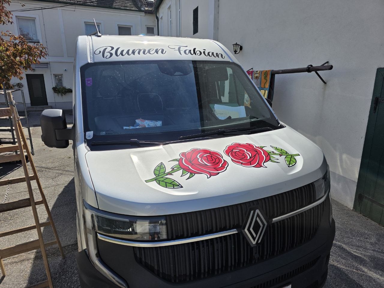 Autobeklebung Blumen Fabian